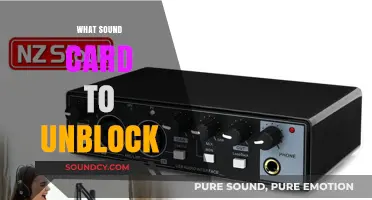 Unblocking Sound Cards: A Guide to Choosing the Right One
