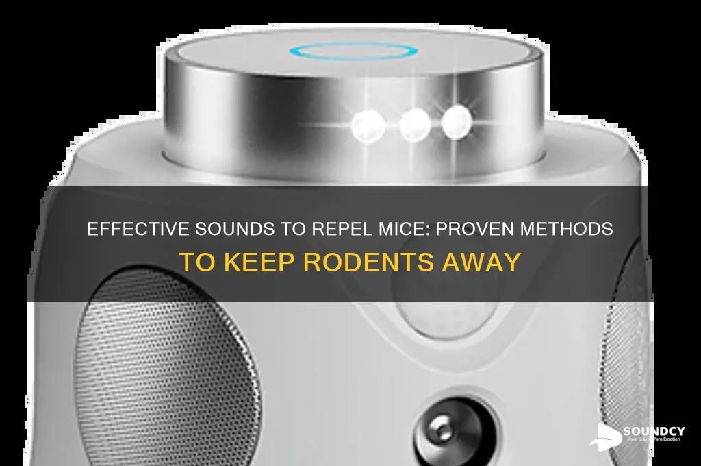 what sound chases mice away