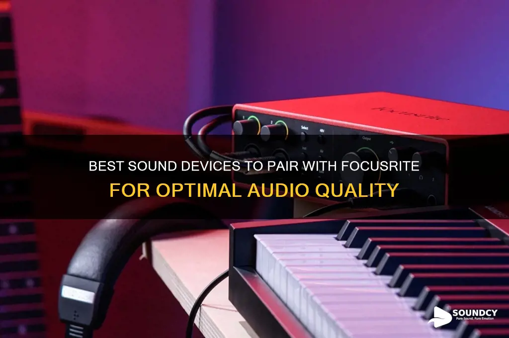 what sound device for focusrite
