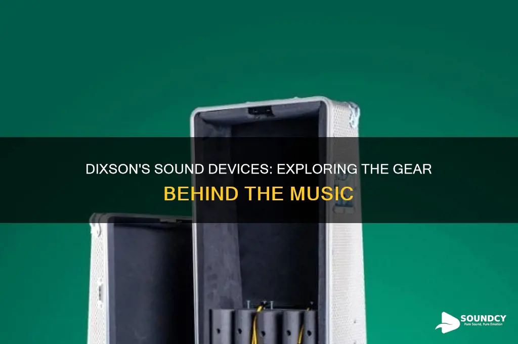 what sound devies does dixson