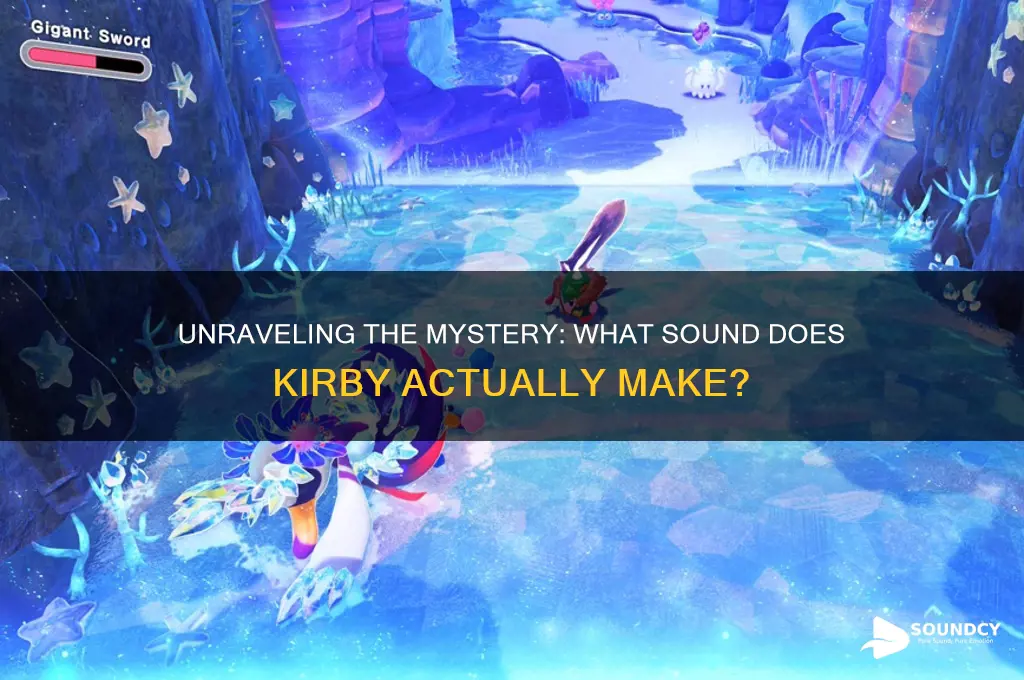 what sound did kirby make