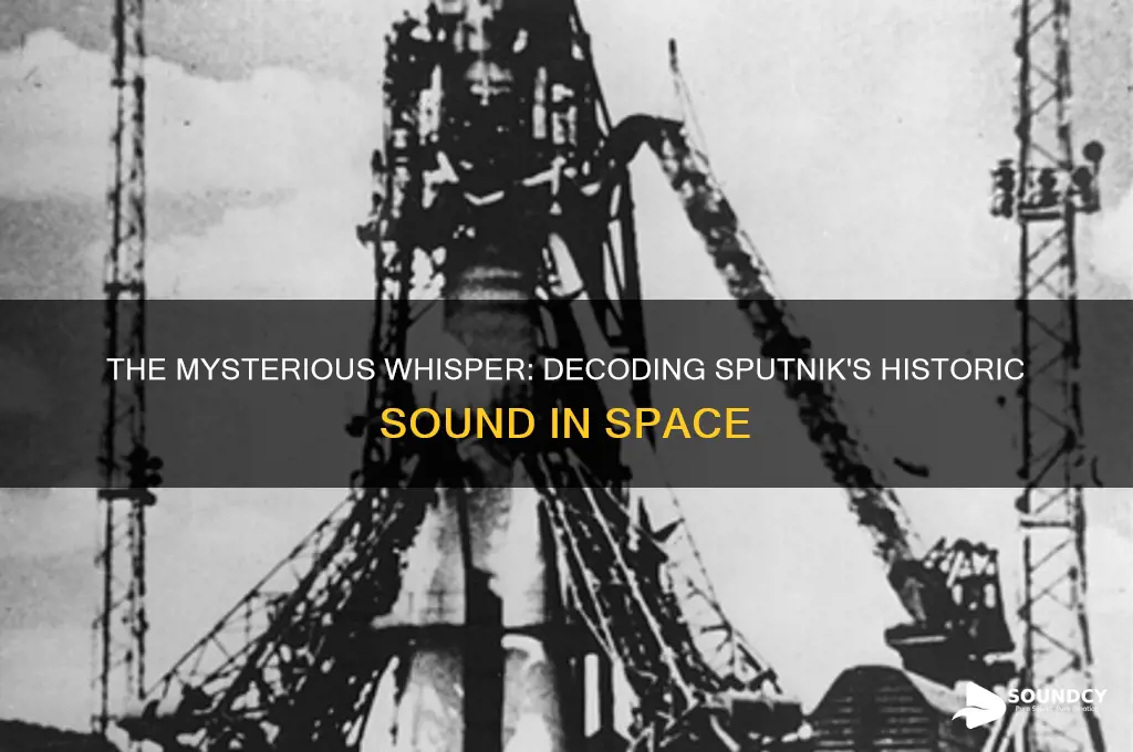 what sound did sputnik make