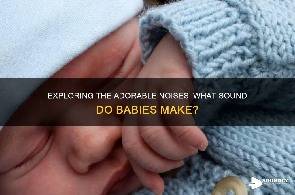 what sound do babies make