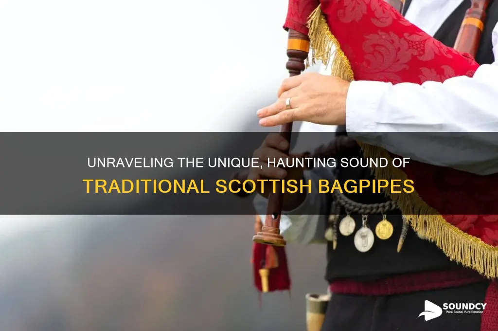 what sound do bagpipes make
