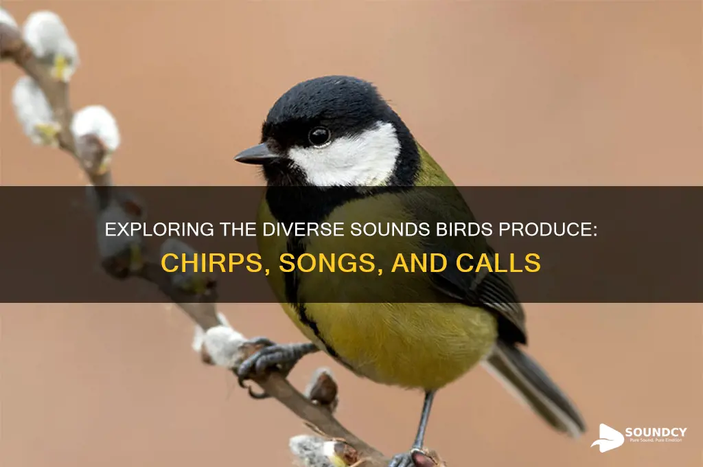 what sound do birds produce