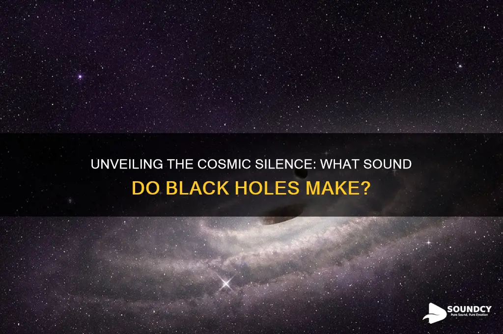what sound do blackholes make