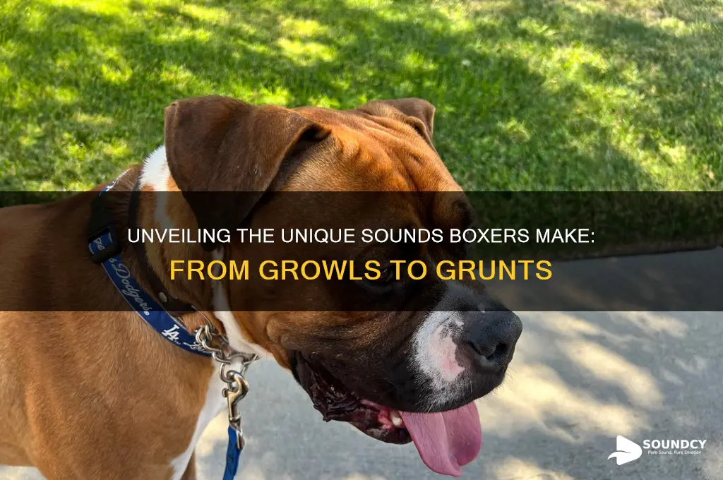 what sound do boxers make