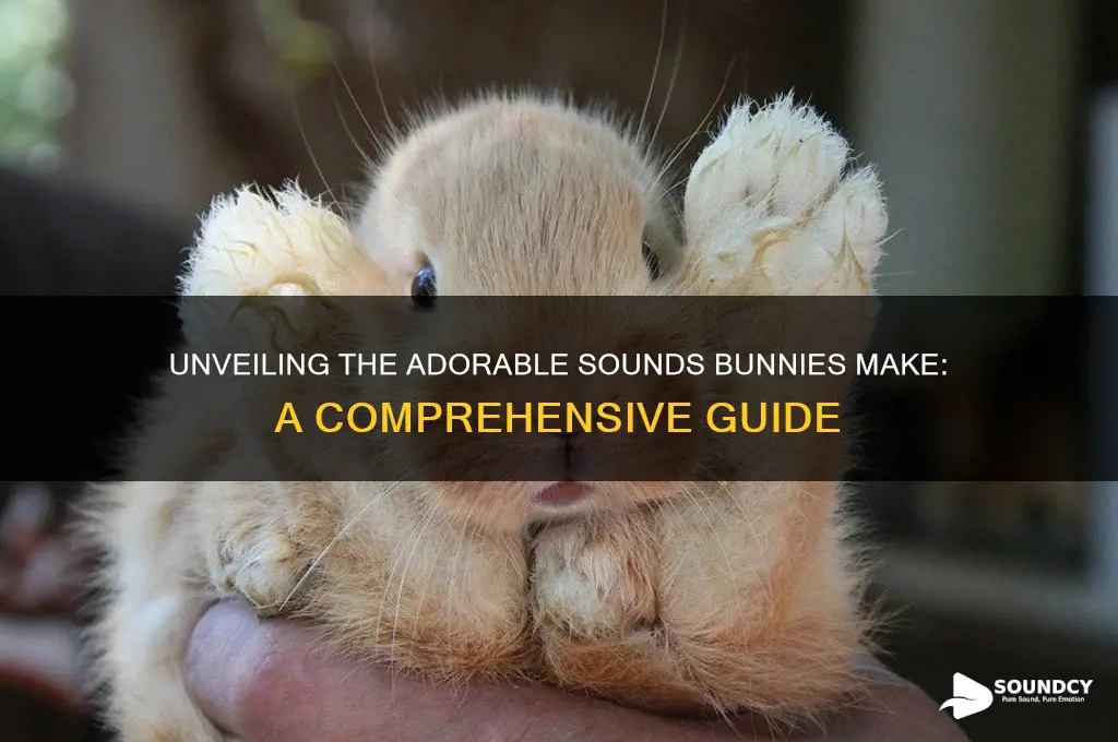 what sound do bunnys make