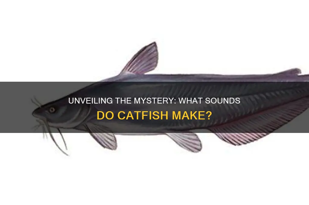 what sound do catfish make