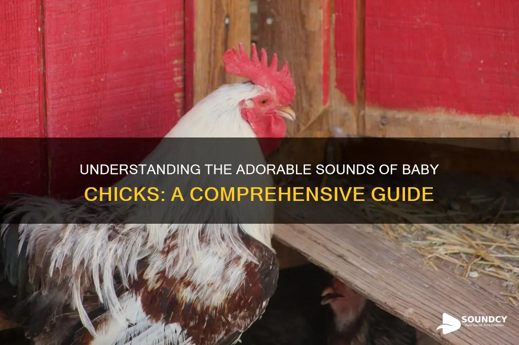 what sound do chicks make