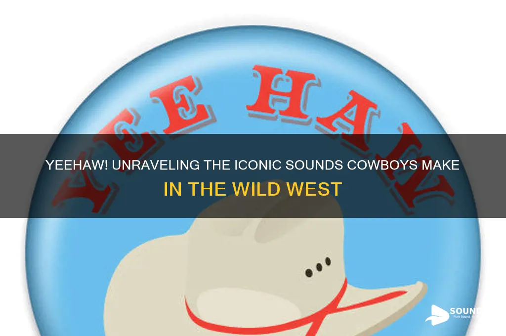 what sound do cowboys make