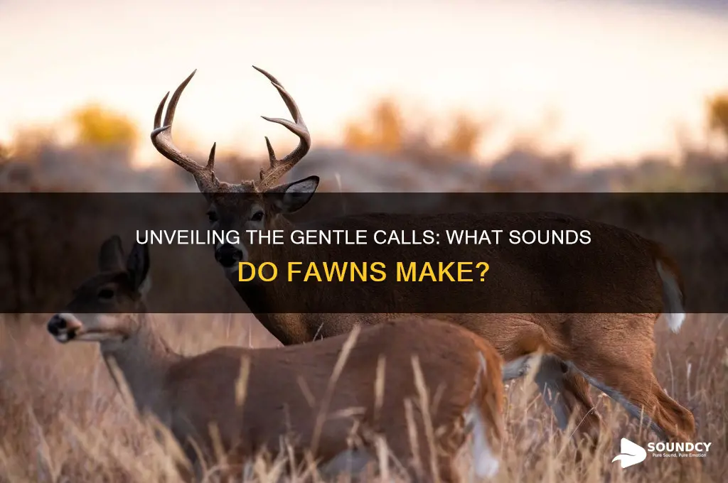 what sound do fawns make