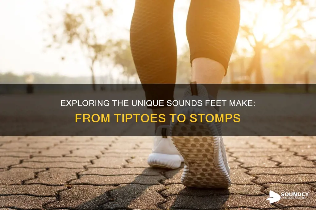 what sound do feet make