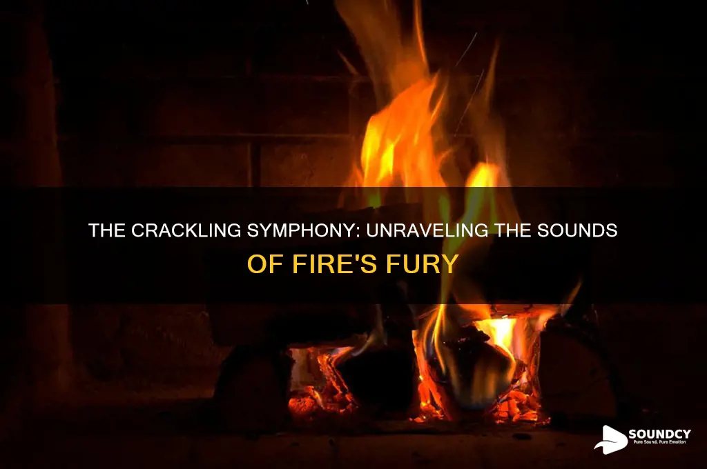 what sound do fires make