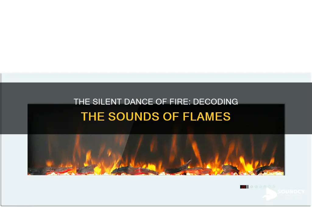 what sound do flames make