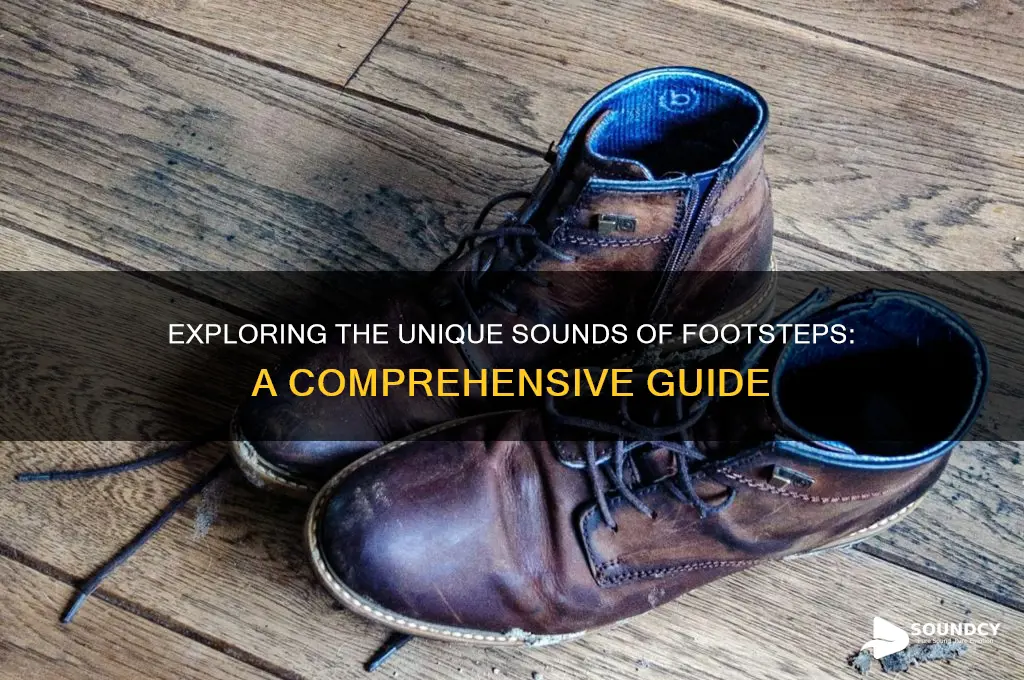 what sound do footsteps make