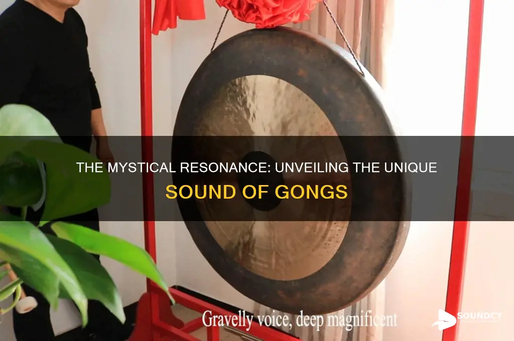 what sound do gongs make