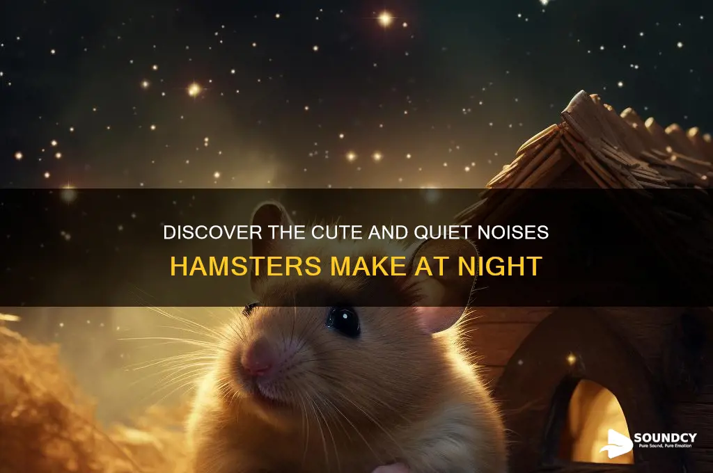 what sound do hamsters make