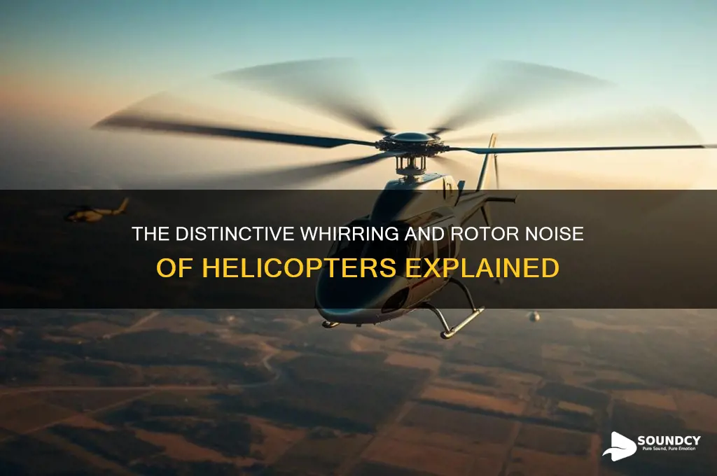 what sound do helicopters make
