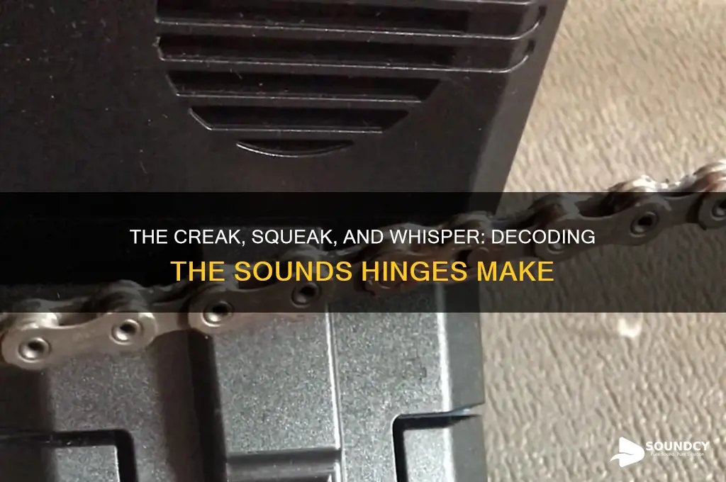 what sound do hinges make