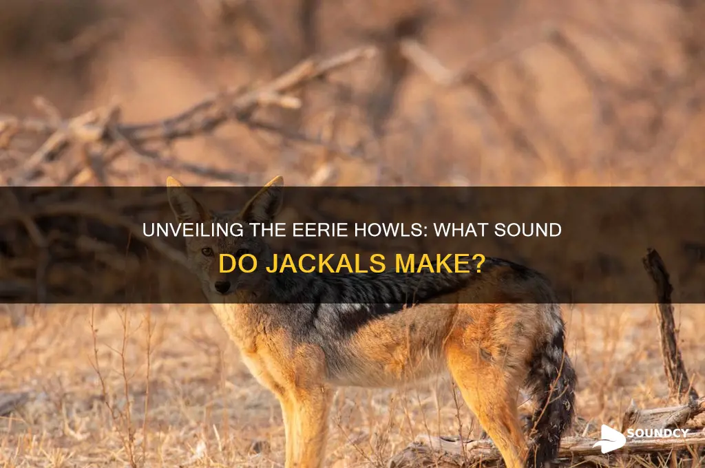 what sound do jackals make