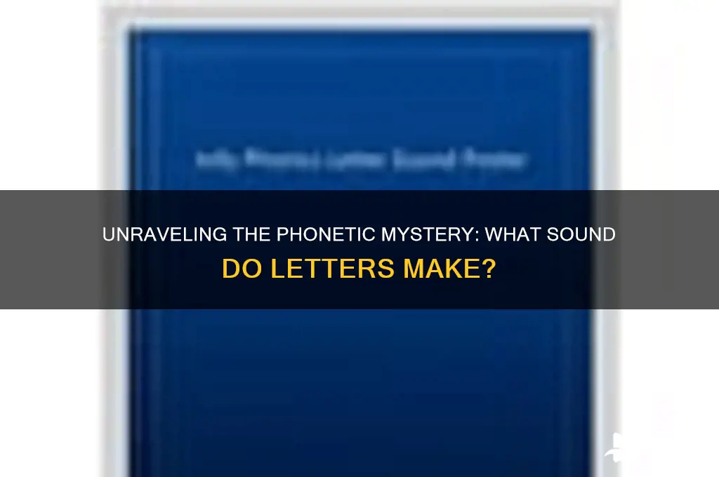 what sound do letters make