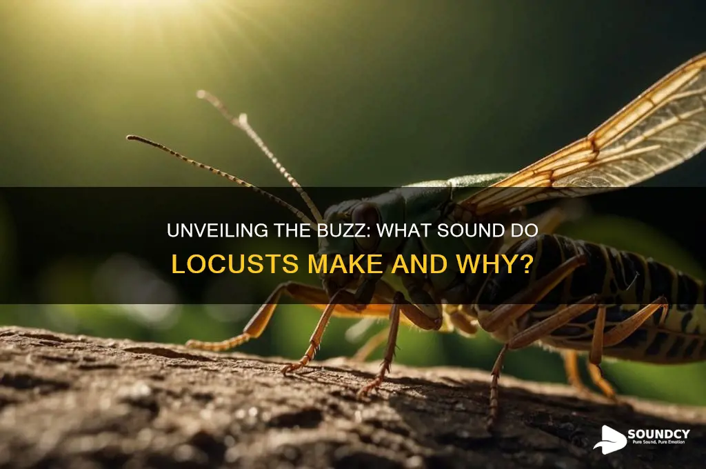 what sound do locust make
