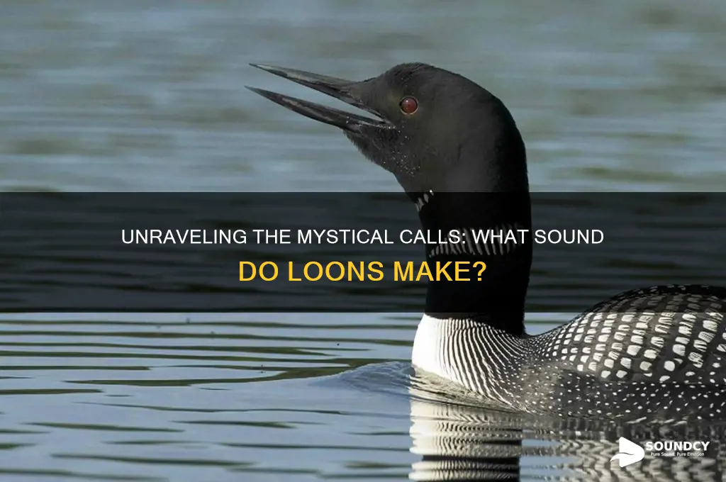 what sound do loons make