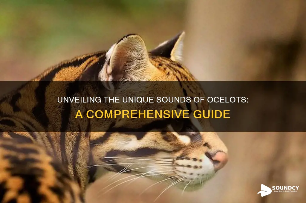 what sound do ocelots make