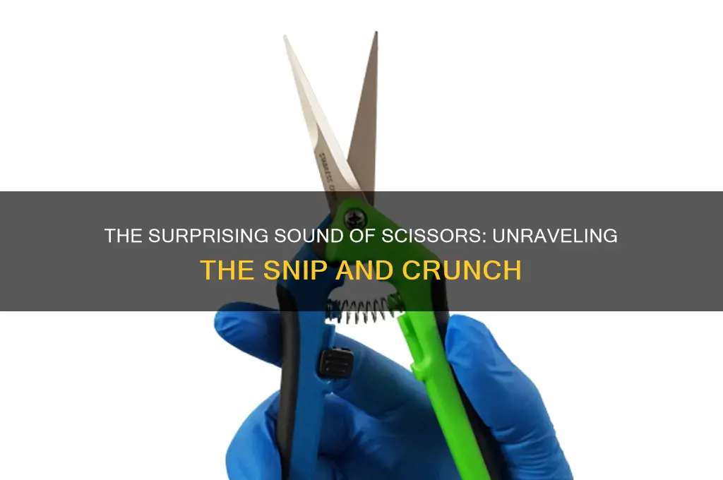 what sound do scissors make