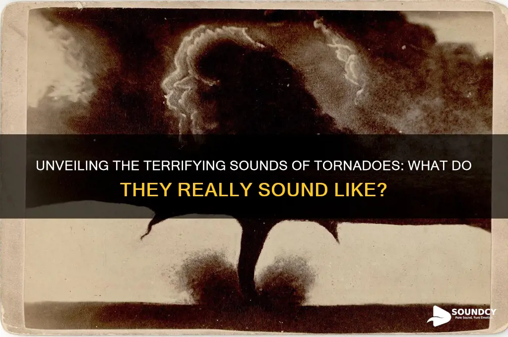 what sound do tornadoes make