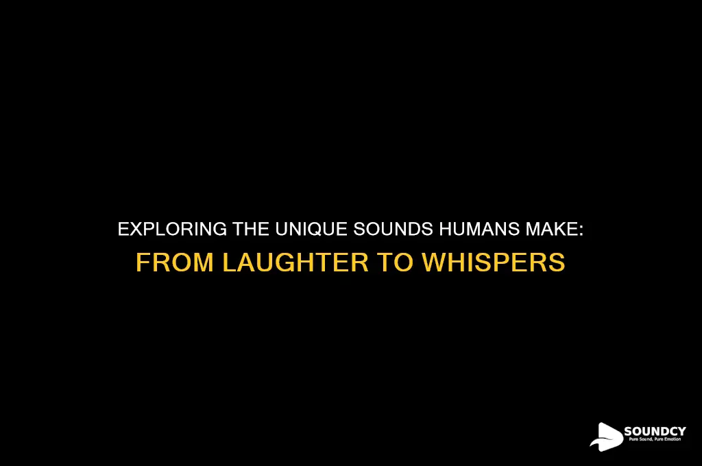 what sound do u make
