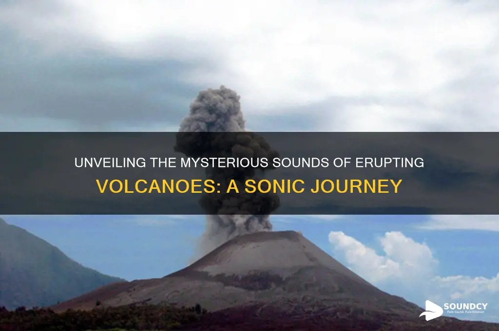 what sound do volcanoes make