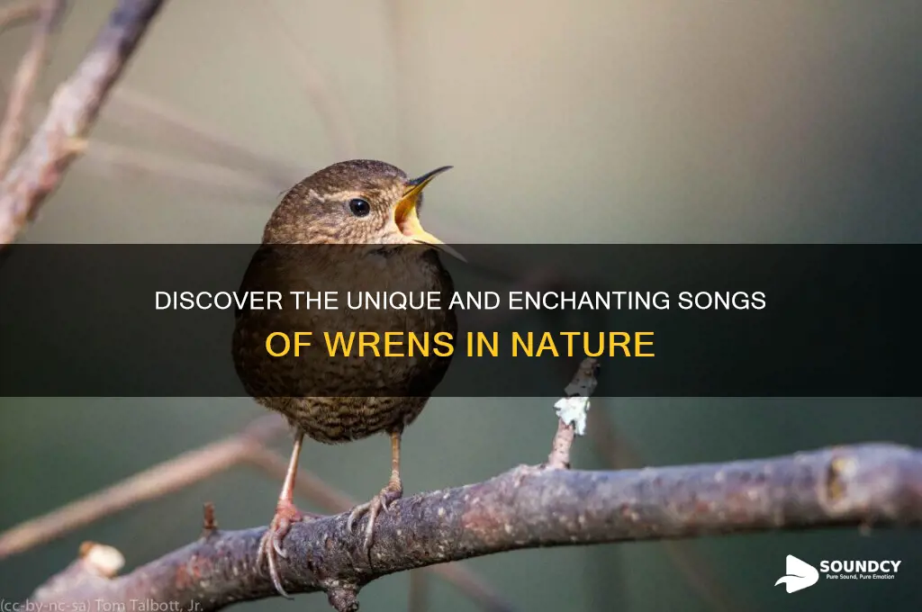 what sound do wrens make