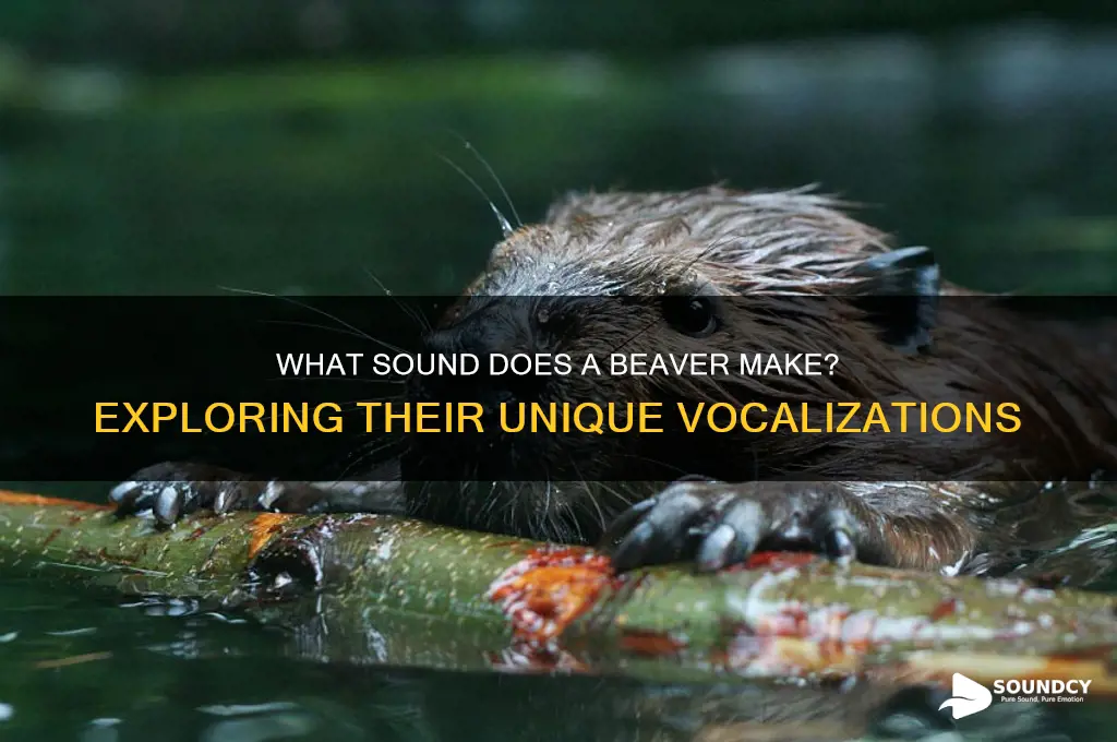 what sound does a beaver