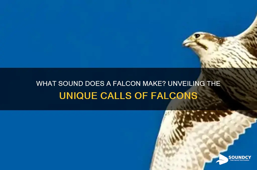 what sound does a falcon