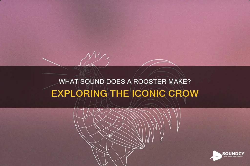 what sound does a roostermake