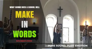 The Iconic Ringing Sound of a School Bell in Words