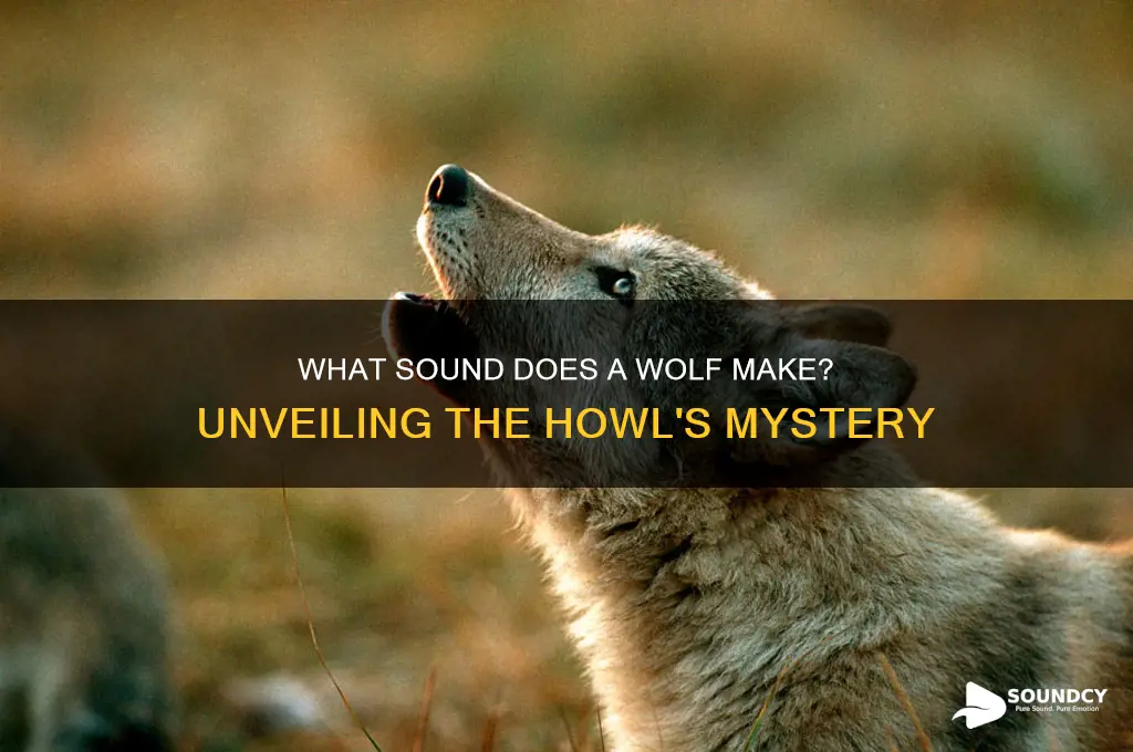 what sound does a wolf