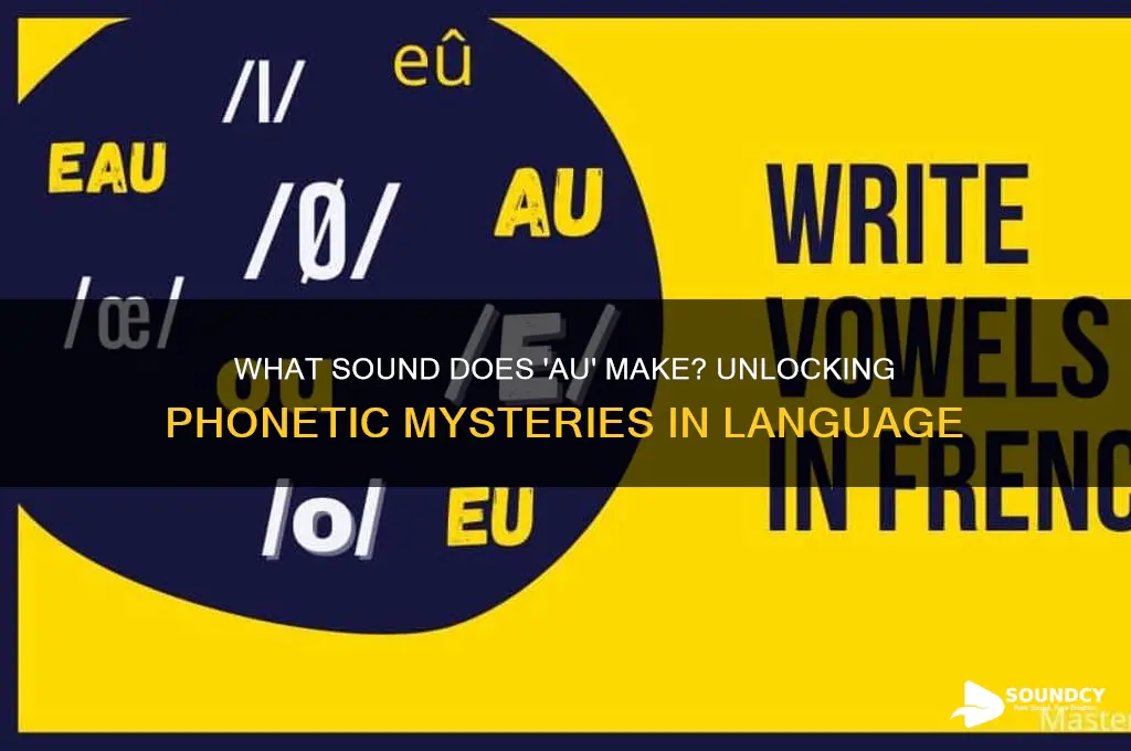 what sound does au make