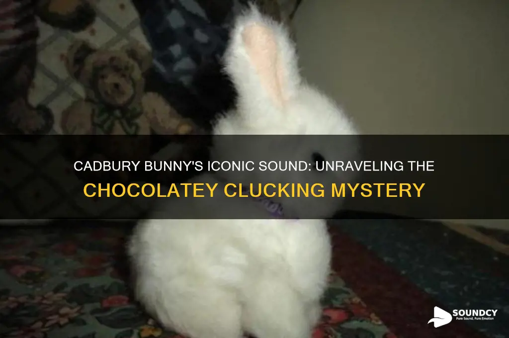 what sound does cadbury bunny