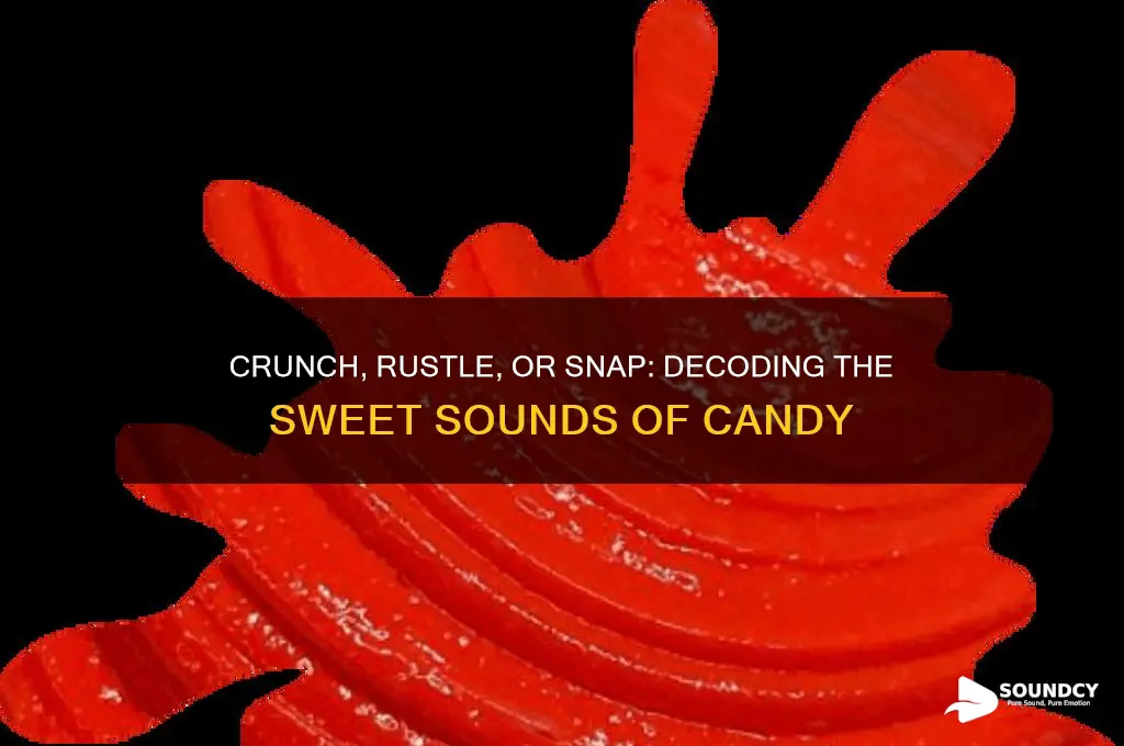 what sound does candy make