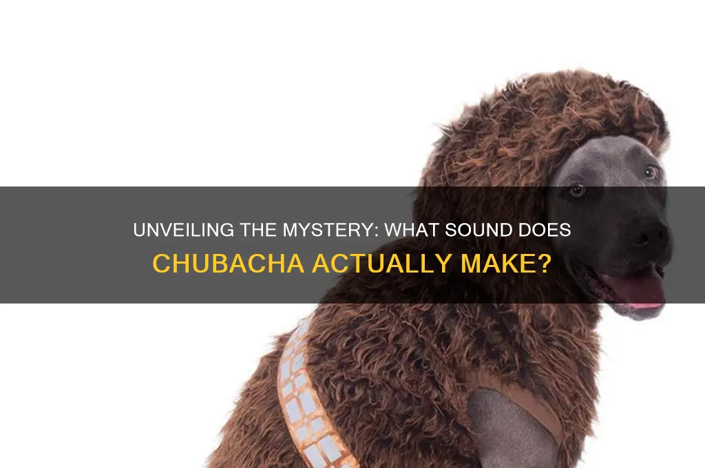 what sound does chubacha make