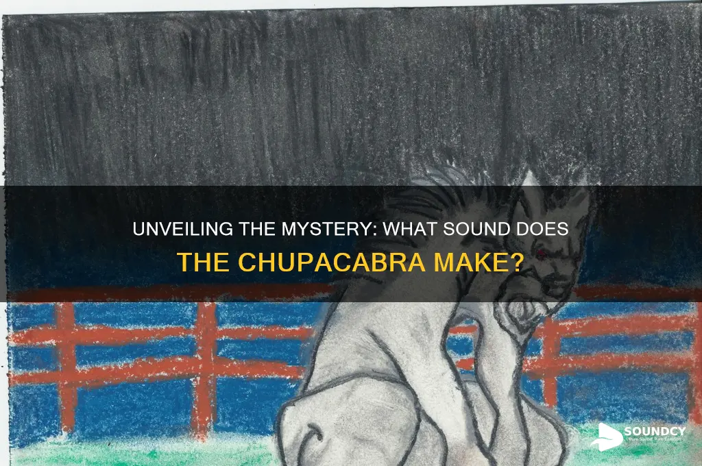 what sound does chupacabra make