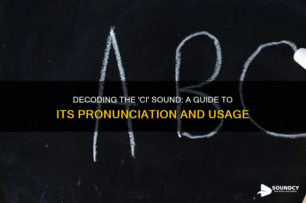 what sound does ci make