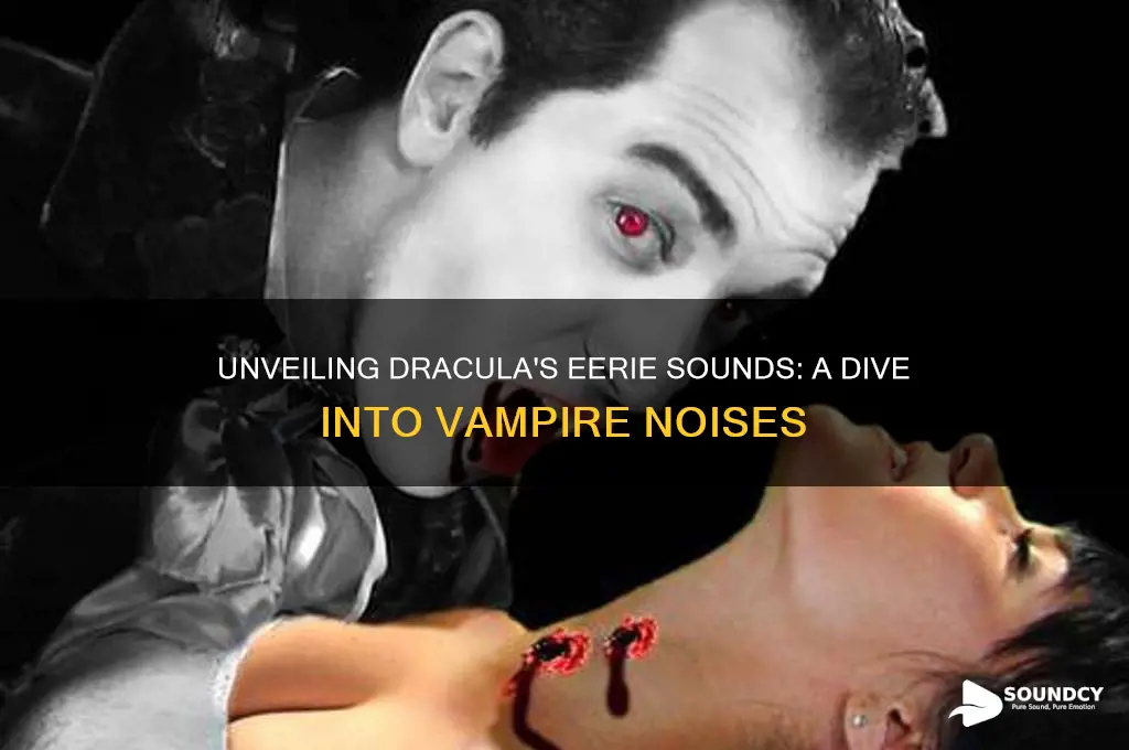 what sound does dracula make