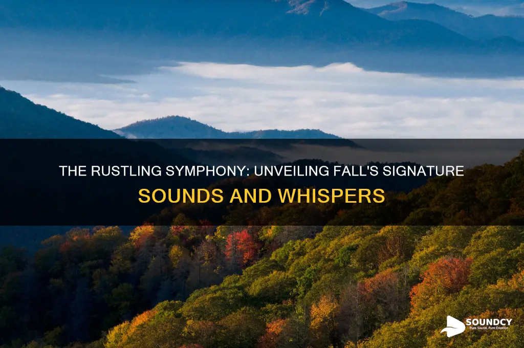 what sound does fall make