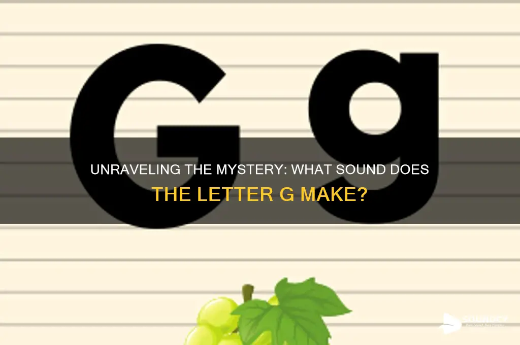 what sound does g make