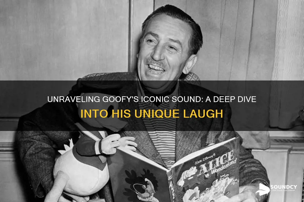 what sound does goofy make