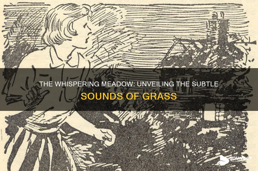 what sound does grass make